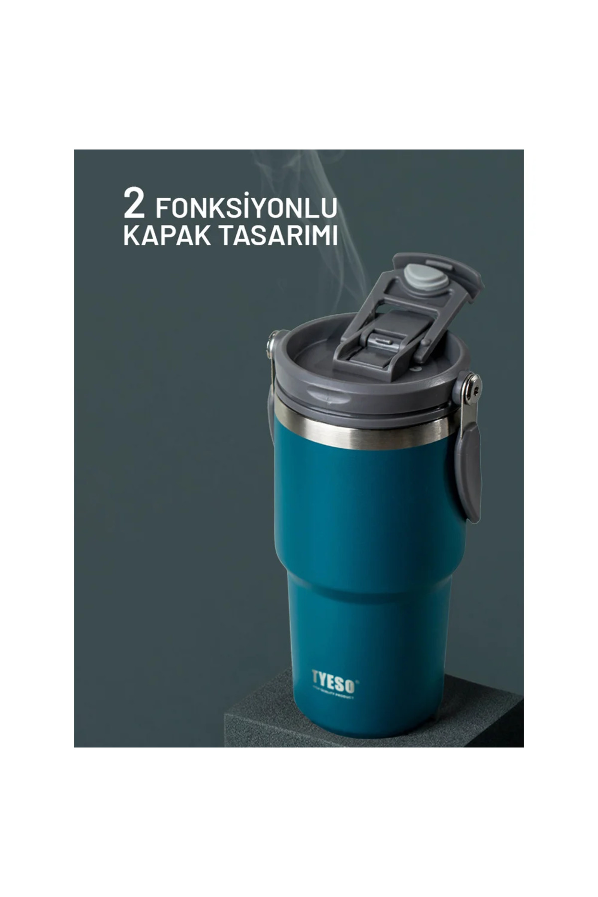 Tyeso DailyNeed Termos Vakumlu Paslanmaz Çelik 750 ML Mavi fotoğrafı 2 (önizleme)