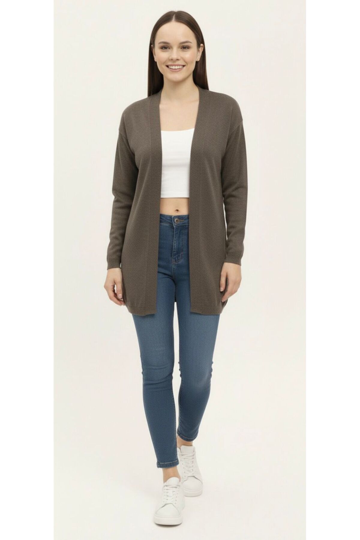 Neden Tekstil  Kadın Kısa İnce Triko Hırka – Rahat Kesim, Şık ve Hafif