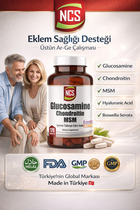 Ncs Glucosamine Chondroitin Msm Hyaluronic Acid Boswellia Serrata 120 Tablet