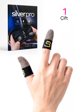 Bhave Pubg Parmaklık 1 Çift-pubg Parmak Eldiveni-Silver Pro Ultra Hassas Oyun...