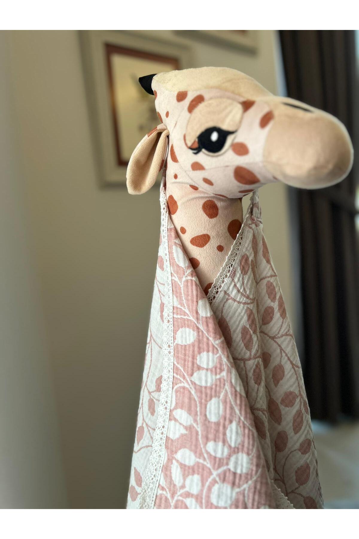 Gökçe Cotton Müslin Bebek Emzirme Örtüsü Organik %100 Pamuk El İşlemesi Çift Kat fotoğrafı 2 (önizleme)