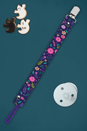 Apptakı Çiçekli Bebek Emzik Askısı Emzik Zinciri Emzik Tutacağı Emzirme Akses...