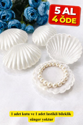  Emtory Home Kutulu İnci Bileklik | İstiridye Kutulu Hediye Bileklik | Nişan ...