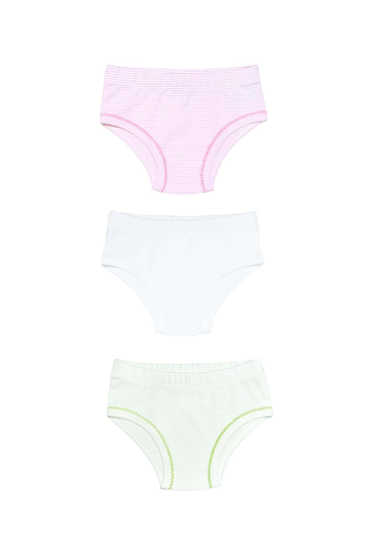 OrganicKid Cotton Kız Çocuk İç Çamaşır Set 3'lü fotoğrafı 3 (önizleme)