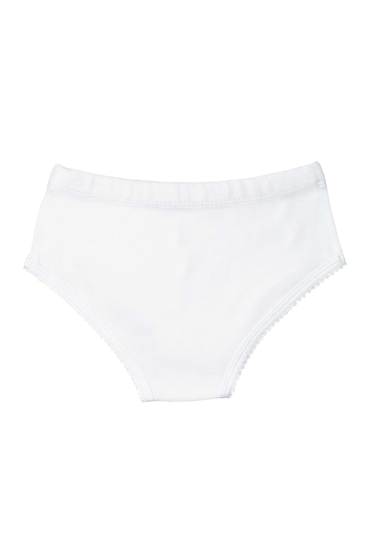 OrganicKid Basic Beyaz Kız Çocuk İç Çamaşır Set 3'lü fotoğrafı 6 (önizleme)
