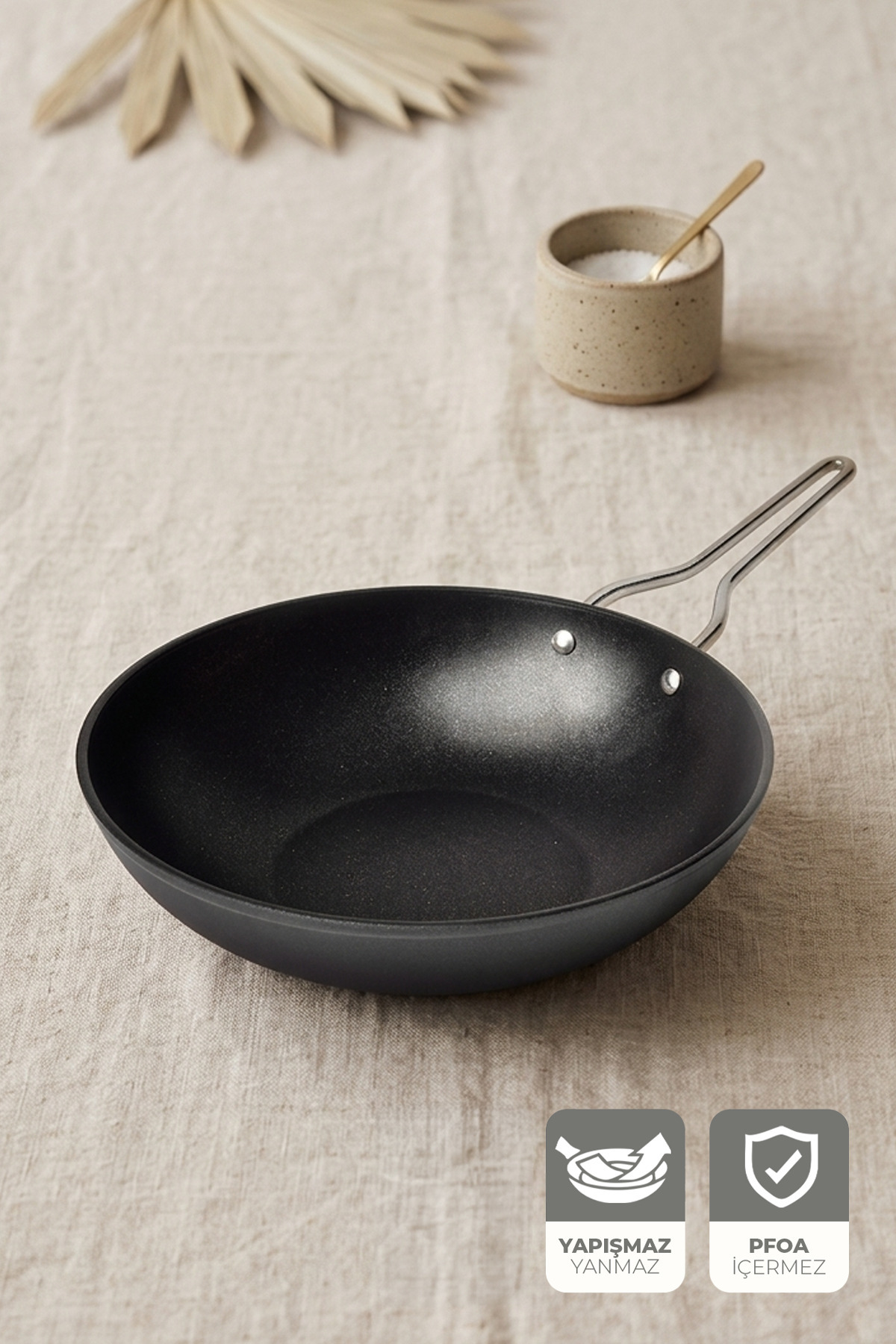 Gigilli Fin Diamond Wok Pan 28 cm