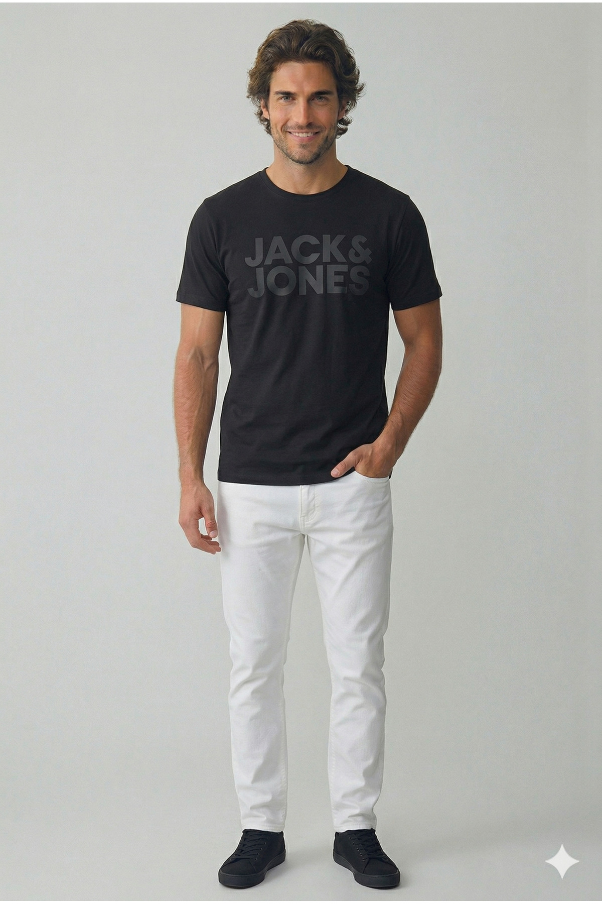 پیراهن آستین کوتاه مردانه جک اند جونز کد 12151955 جک اند جونز تی شرت Jack & Jones