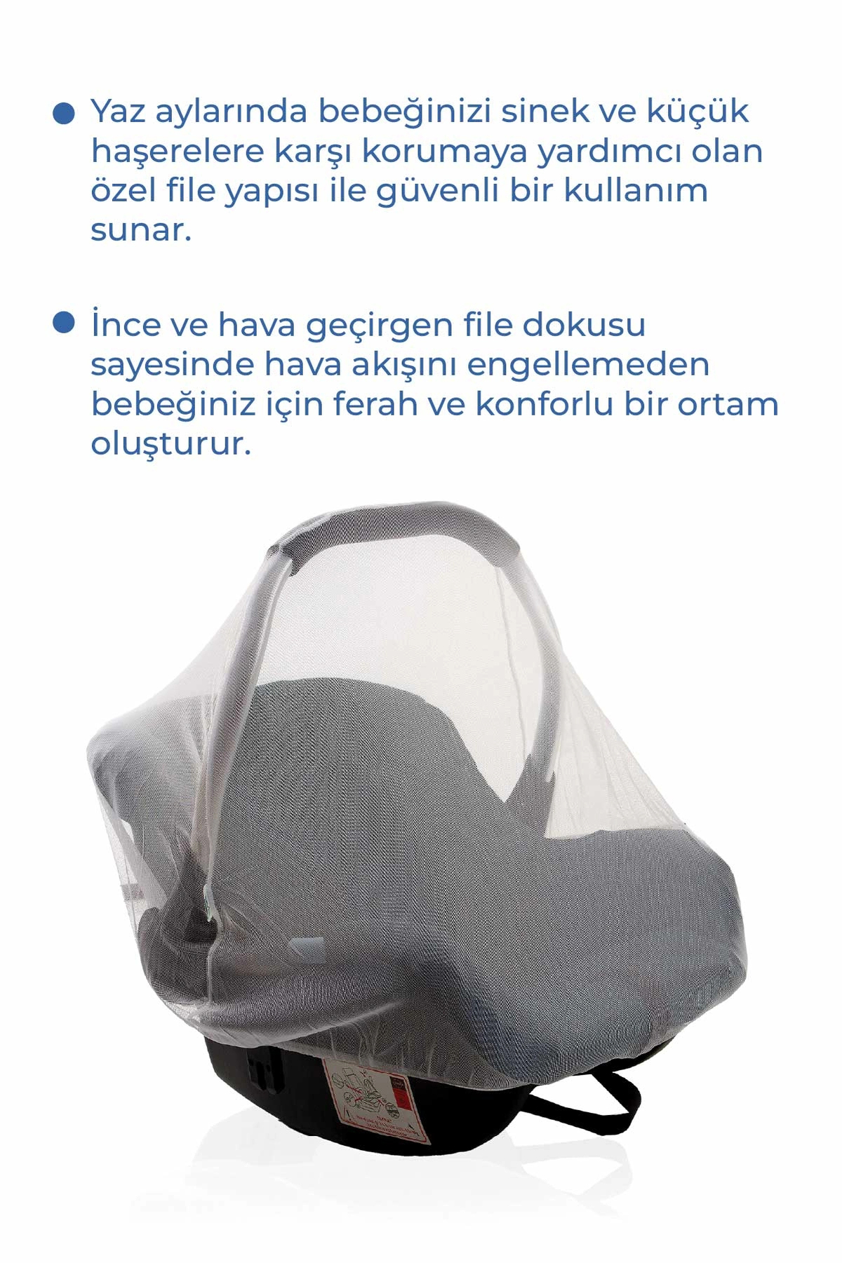 Babyjem Anakucağı Sinekliği Beyaz fotoğrafı 2 (önizleme)