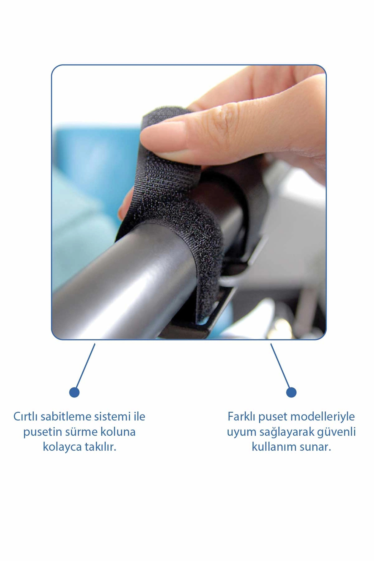 Babyjem Puset Bebek Arabası Kancası Anne Çanta Taşıyıcı fotoğrafı 4 (önizleme)