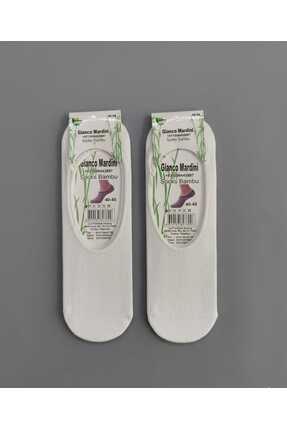 Gianco Mardini Erkek Beyaz Bambulu Dikişsiz Babet Çorabı - 2'li Paket Parfüm ...