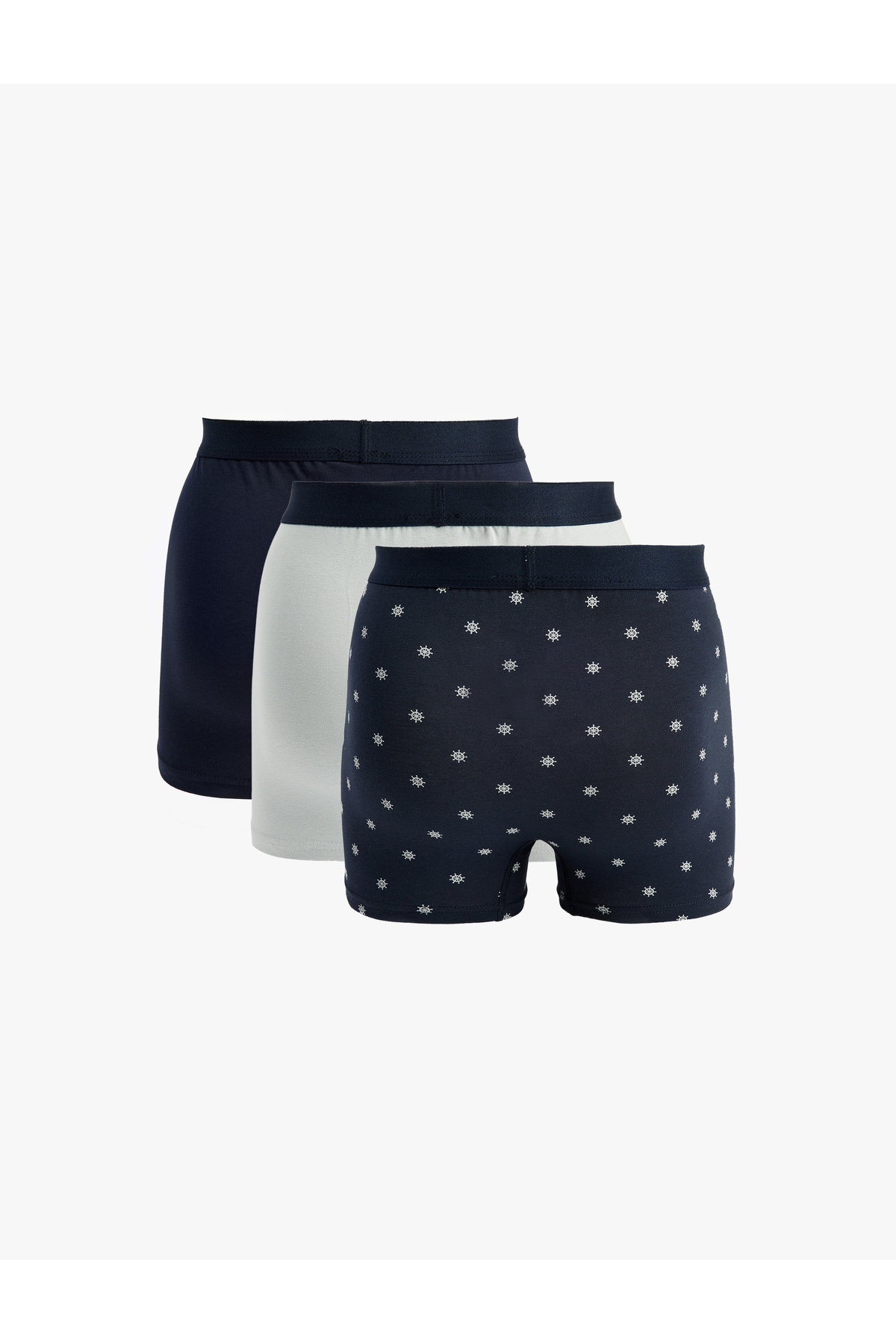 Koton Pamuklu Desenli 3'lü Boxer Seti görsel 2
