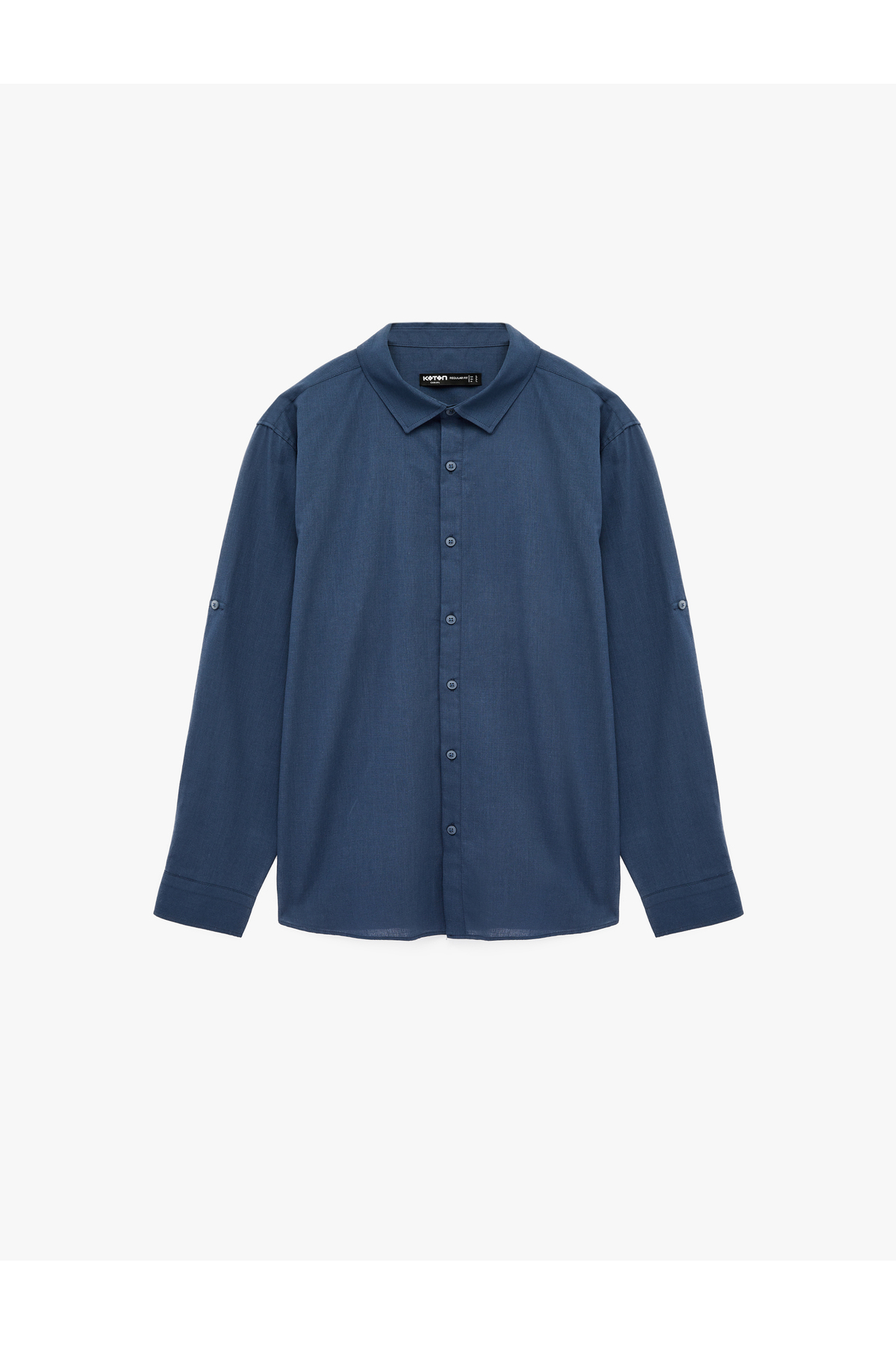 Koton Regular Fit Classic Collar Cotton Long Sleeve Shirt