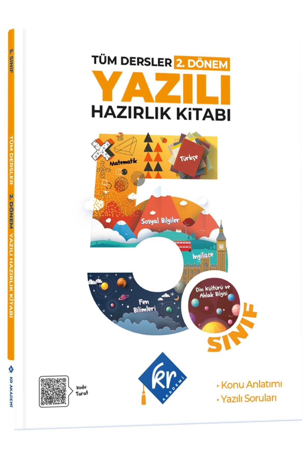KR Akademi Yayınları 5. Sınıf Tüm Dersler 2. Dönem Yazılı Hazırlık