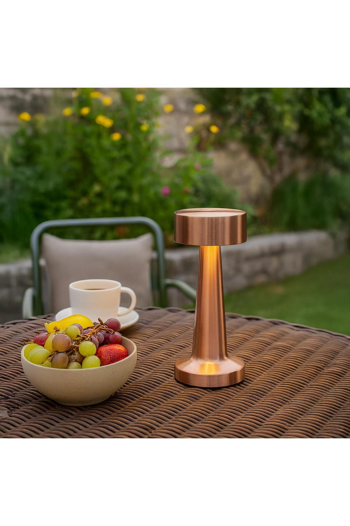 House Pratik HP98 Şarjlı Dokunmatik Masa Lambası Sarı - Fiyatı