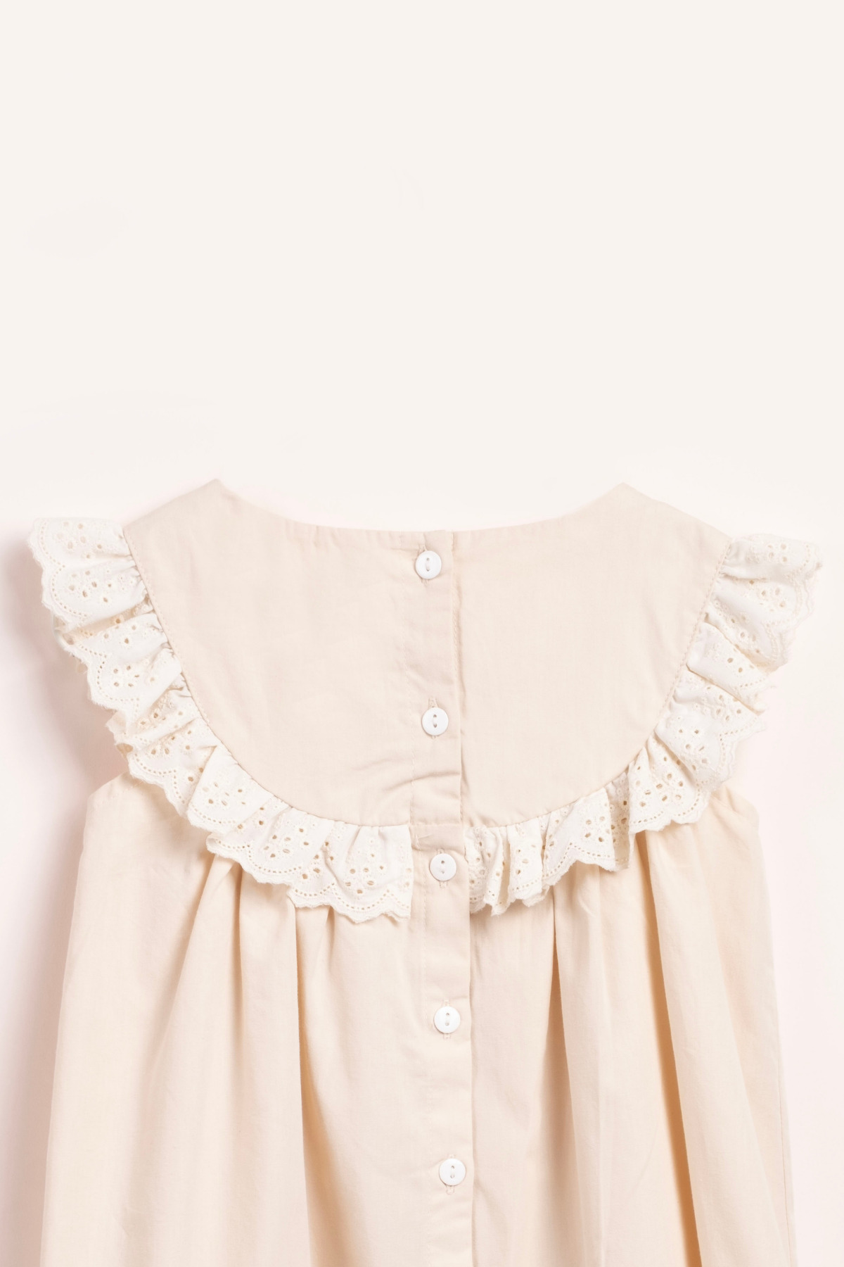 Vauva Elbise Kız Çocuk Nakışlı Yazlık FırFırlı Elbise fotoğrafı 4 (önizleme)