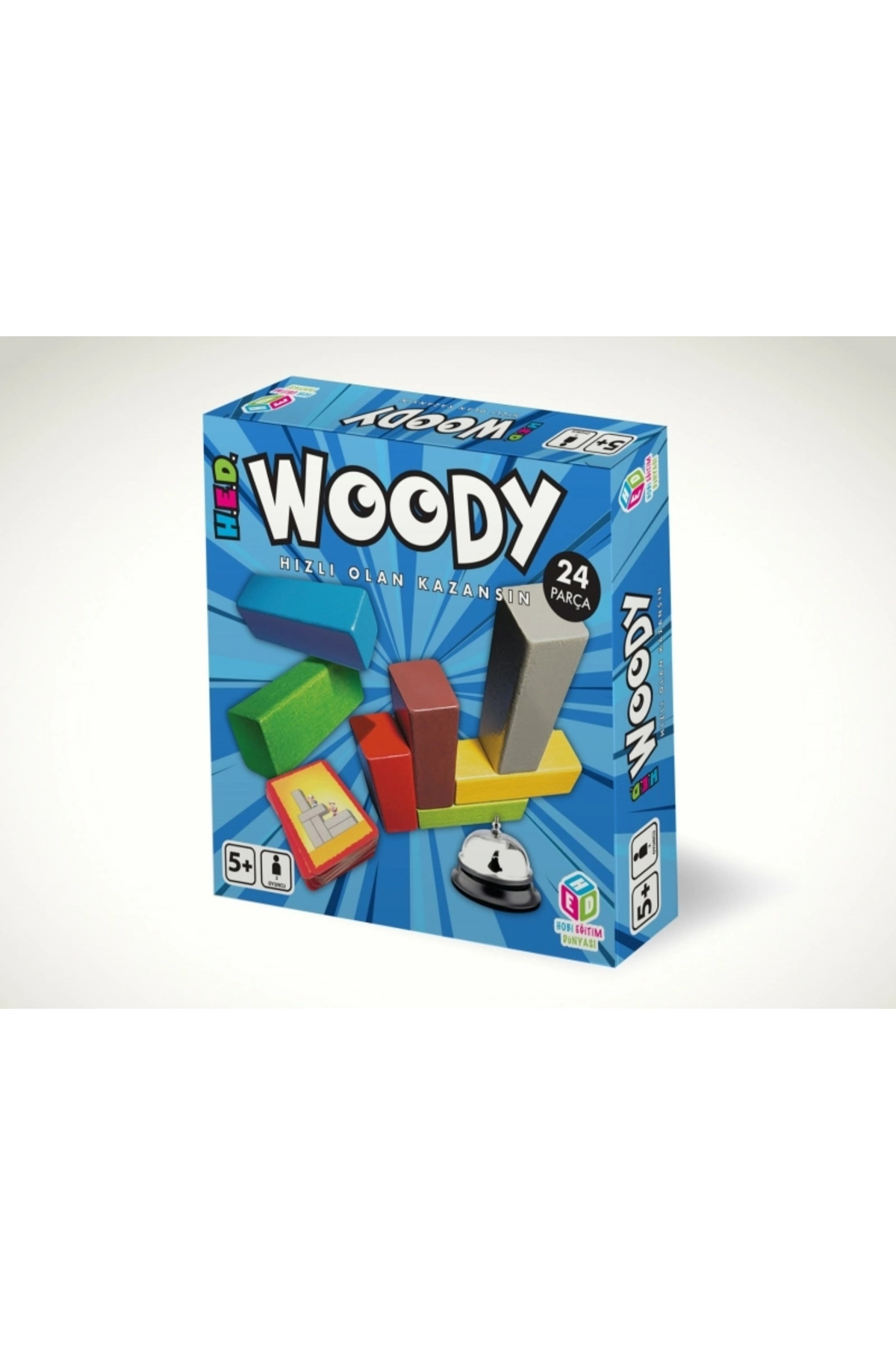 KaF KeF SHoPP VLK Woody Ahşap 3 Boyutlu Geometrik Zeka Oyunu VLK fotoğrafı 2 (önizleme)