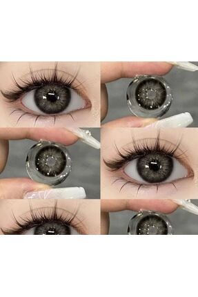 Axhara Newyork Bahama Black Siyah Renkli Göz Kirpik Lens Yıllık Ürün