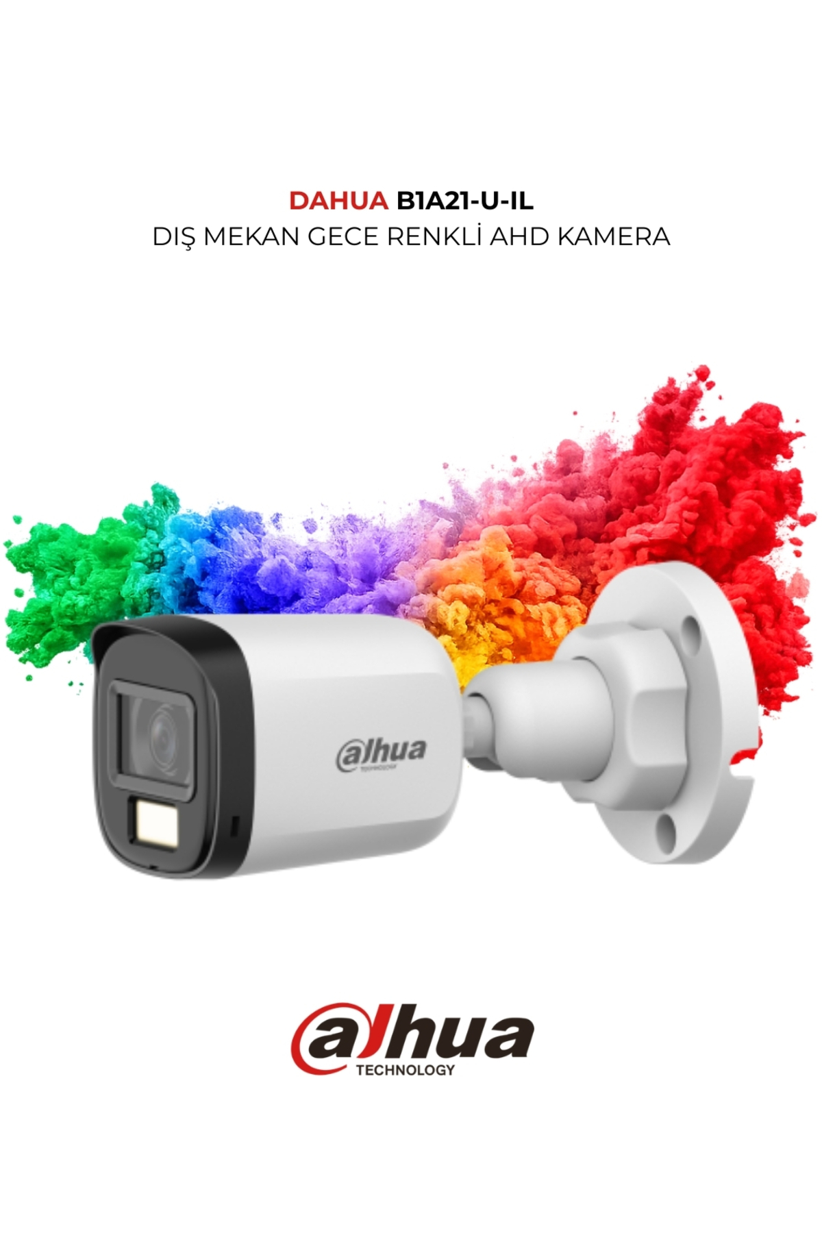 Dahua HAC-B1A21P-U-IL 1080P Güvenlik Kamerası 30m IR Gece Görüş