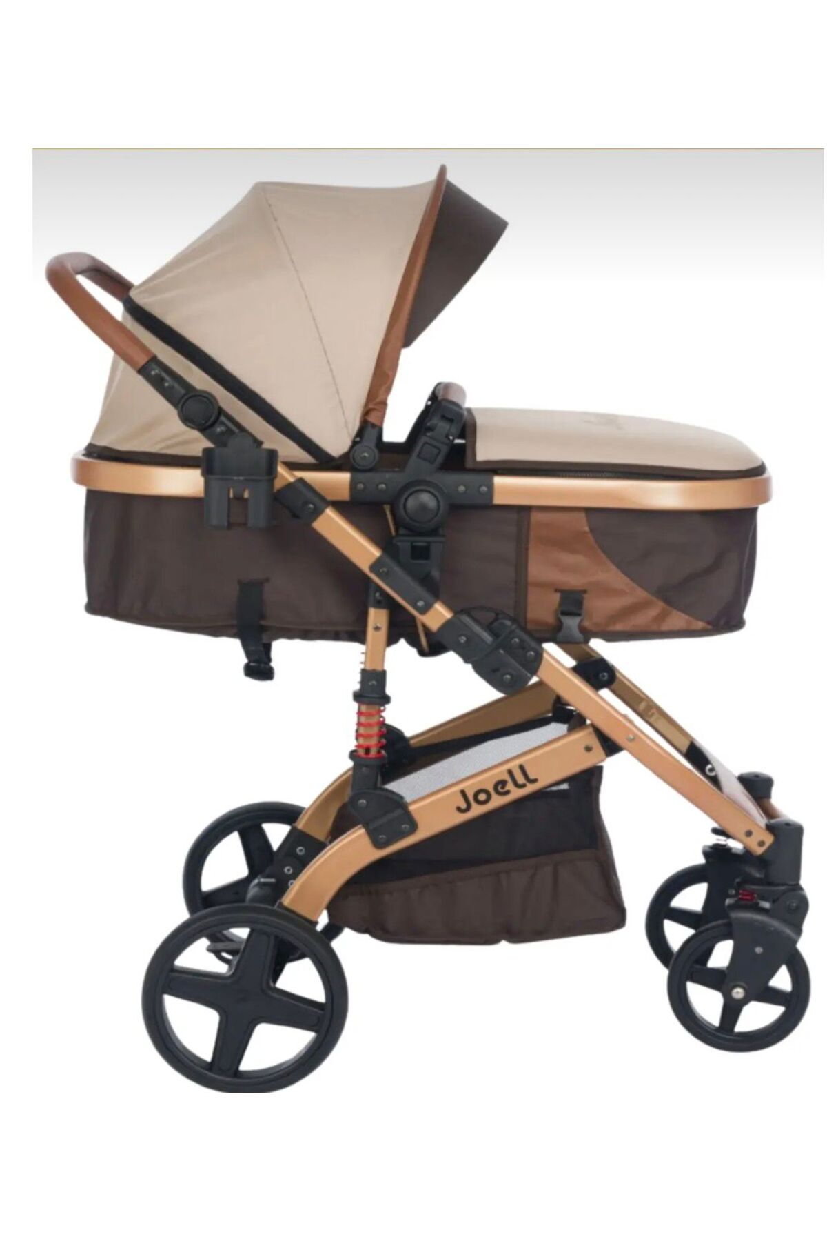 ÖYKÜ BEBEK DUNYASI Çanta Ve Yağmurluk Hediyeli Ultra Hafif Premium Bebek Arabası Seti Doğumdan İtibaren Kullanabilme fotoğrafı 3 (önizleme)