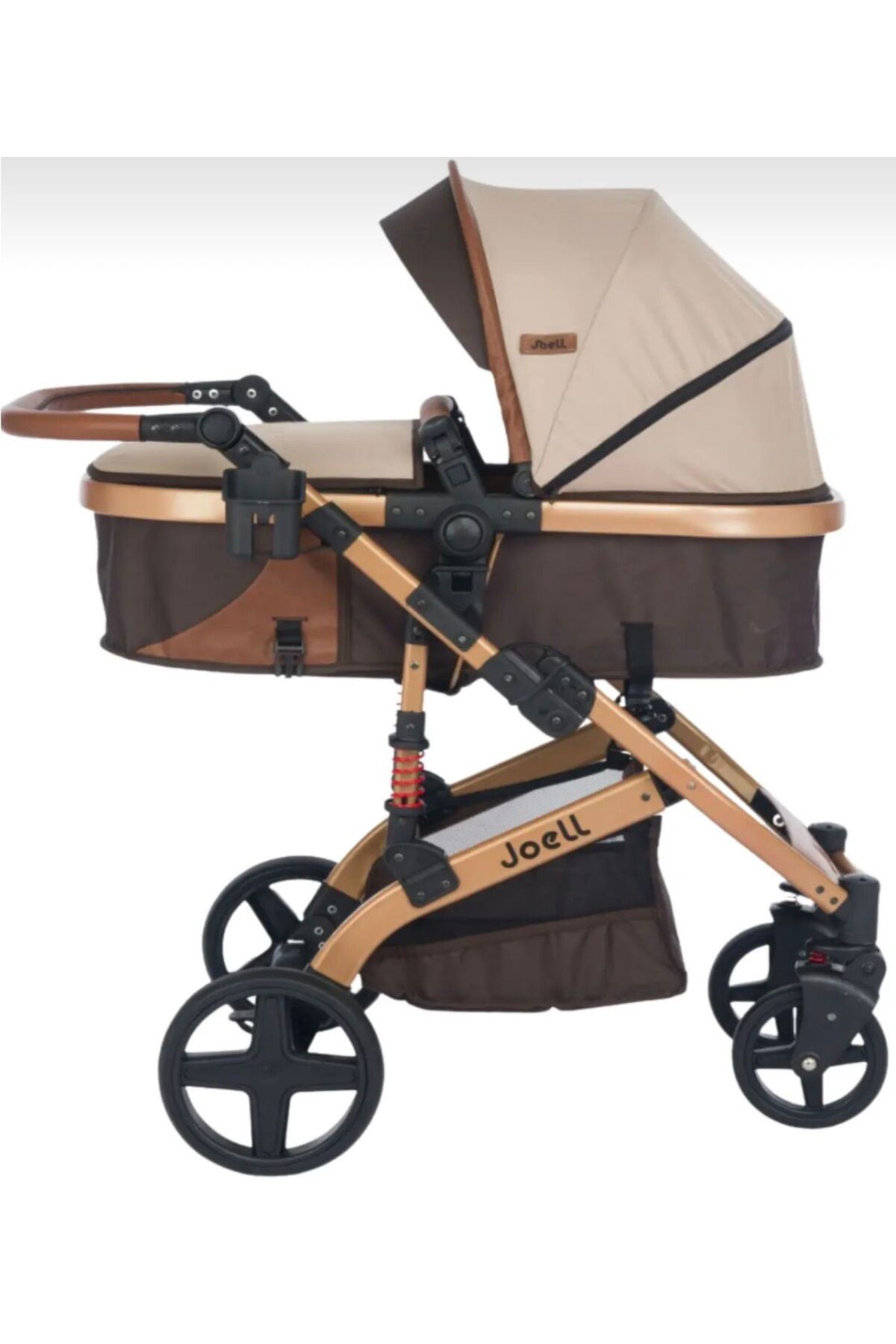 ÖYKÜ BEBEK DUNYASI Çanta Ve Yağmurluk Hediyeli Ultra Hafif Premium Bebek Arabası Seti Doğumdan İtibaren Kullanabilme fotoğrafı 5 (önizleme)