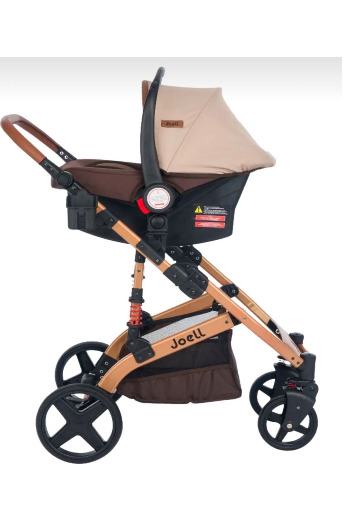 ÖYKÜ BEBEK DUNYASI Çanta Ve Yağmurluk Hediyeli Ultra Hafif Premium Bebek Arabası Seti Doğumdan İtibaren Kullanabilme fotoğrafı 7 (önizleme)