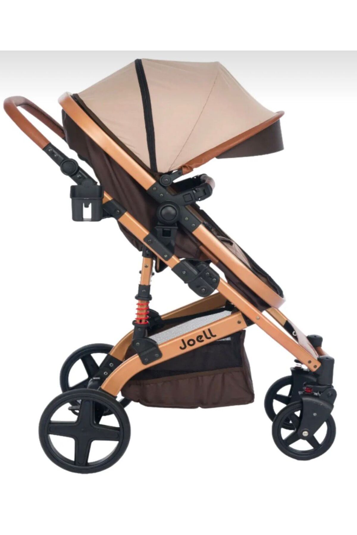 ÖYKÜ BEBEK DUNYASI Çanta Ve Yağmurluk Hediyeli Ultra Hafif Premium Bebek Arabası Seti Doğumdan İtibaren Kullanabilme fotoğrafı 4 (önizleme)