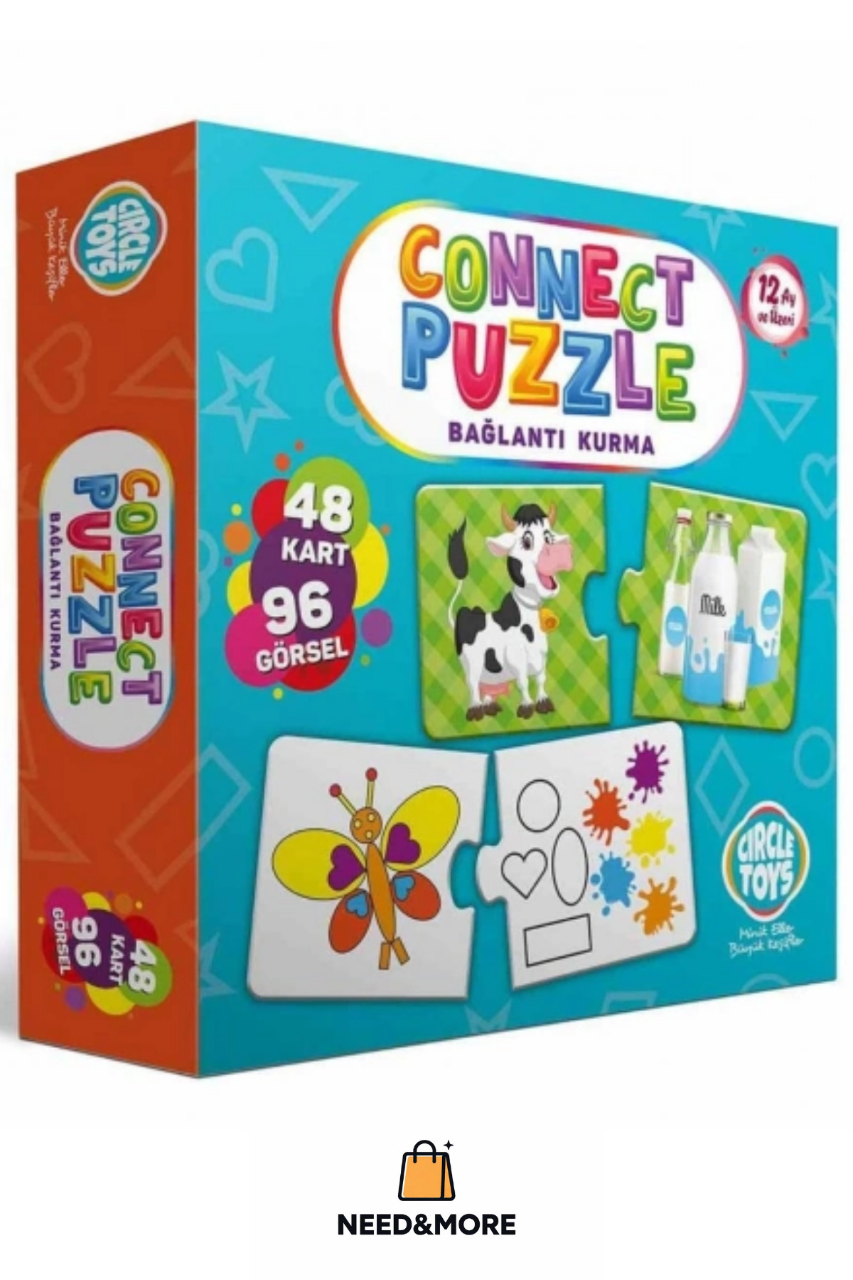 NEED&MORE #Zeka Geliştirici Eğitici Çocuk El Göz Koordinasyonu Connect Puzzle Bağlantı Kurma Oyunu fotoğrafı 2 (önizleme)