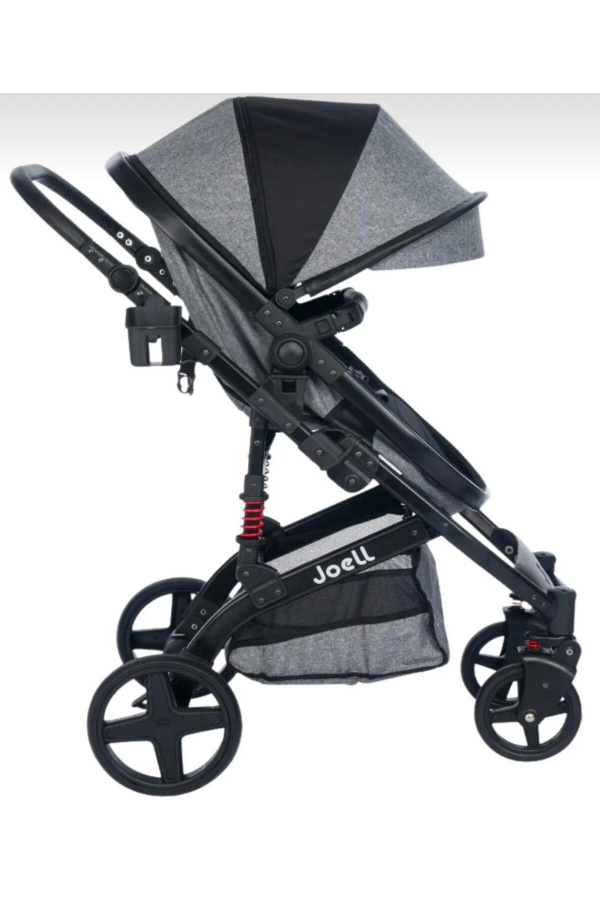 ÖYKÜ BEBEK DUNYASI Çanta Ve Yağmurluk Hediyeli Ultra Hafif Premium Bebek Arabası Seti Doğumdan İtibaren Kullanabilme fotoğrafı 2 (önizleme)