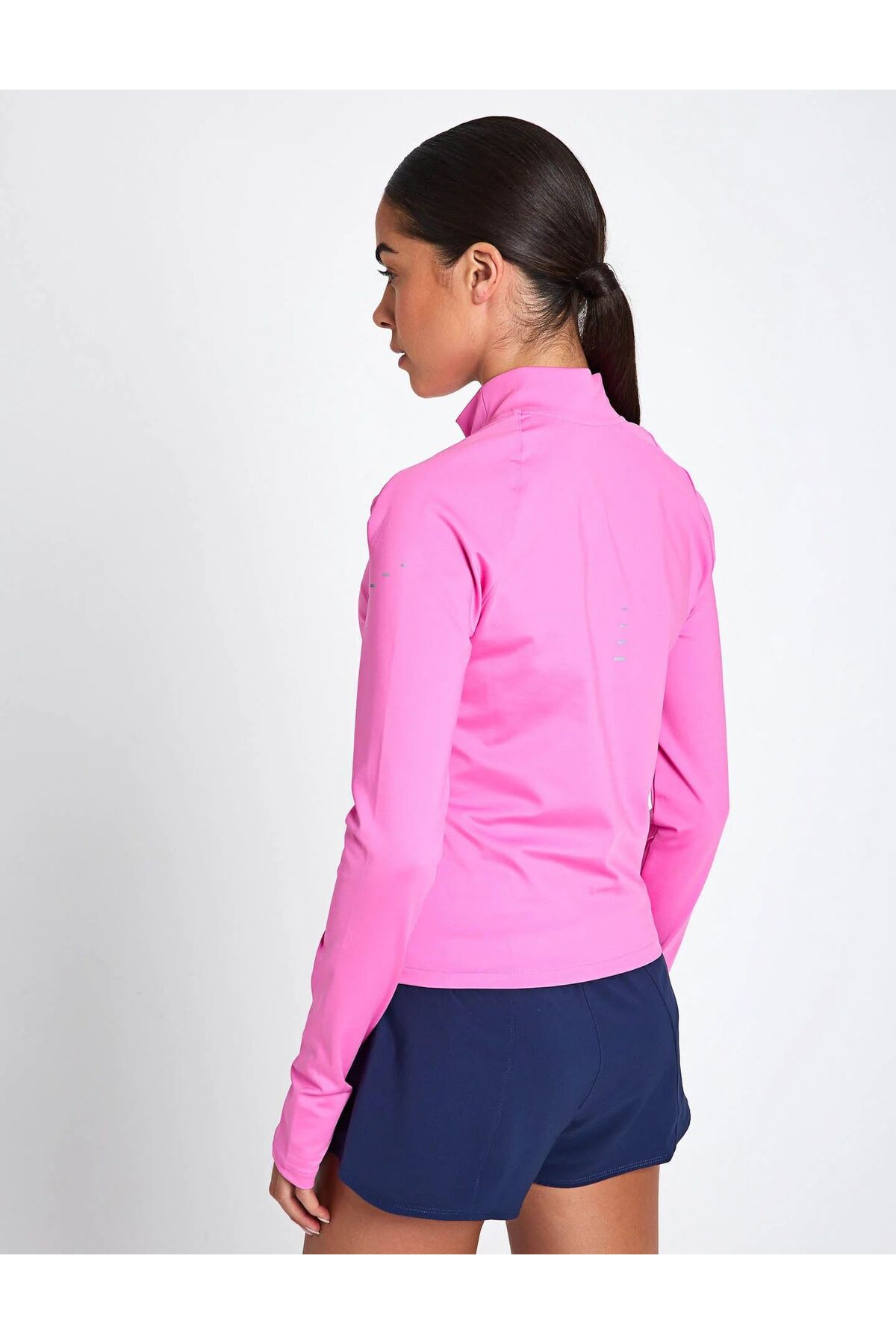 Nike Swift Dri-FIT FZ Midlayer Kadın Pembe Sweatshirt REDSPORT görsel 4