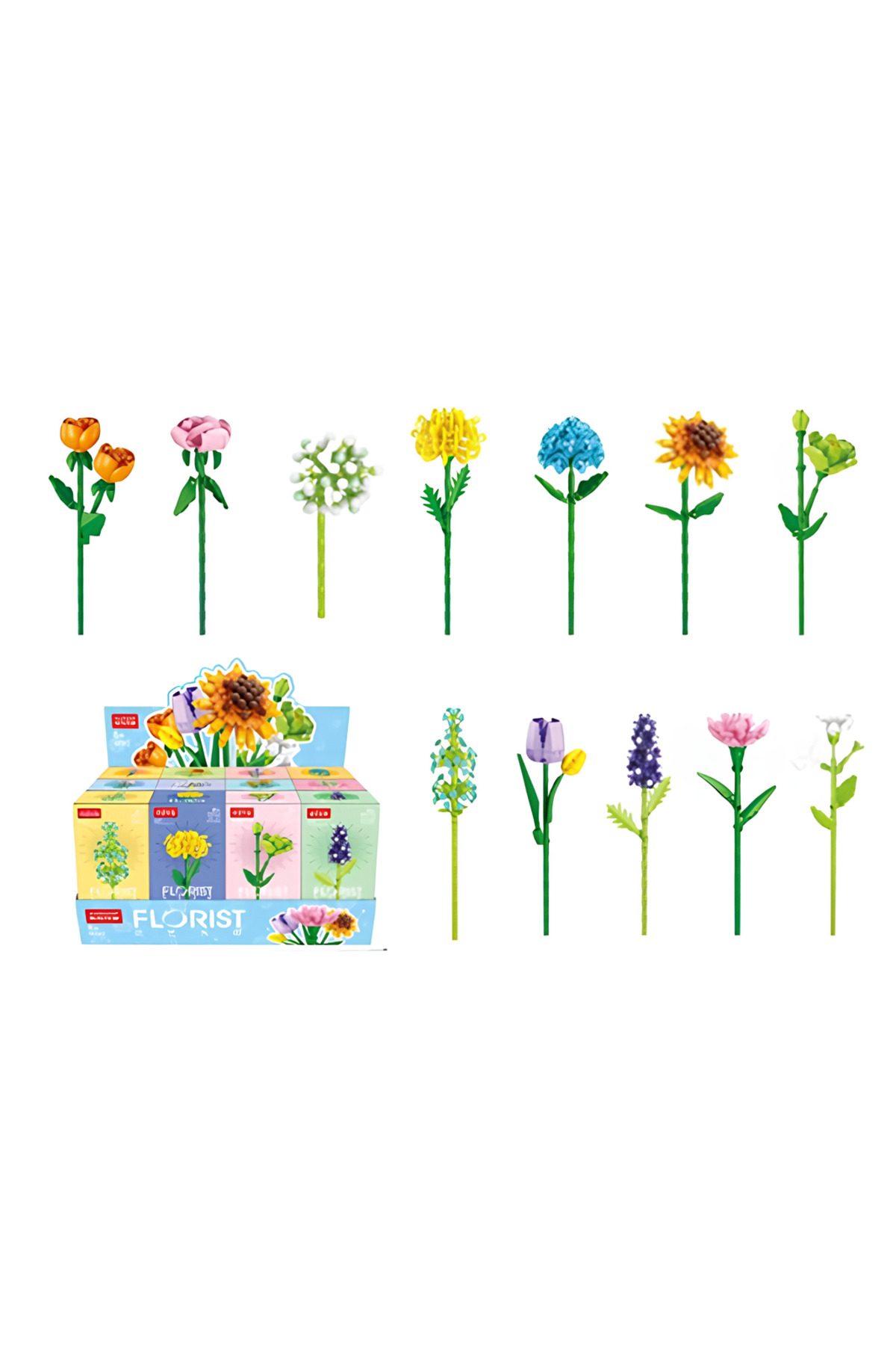 Balonsan Florist Blocks Bitki Serisi Yapı Oyuncakları fotoğrafı 2 (önizleme)