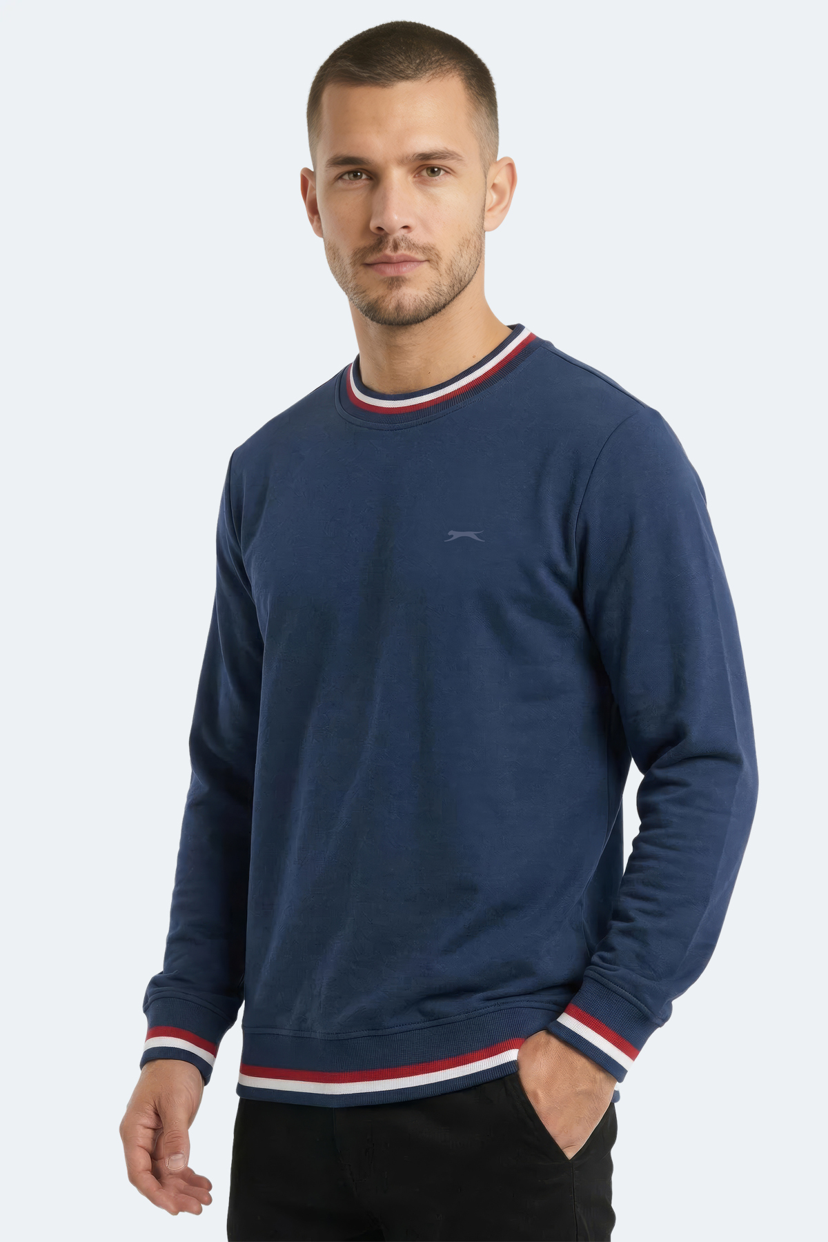 سویشرت سرمه‌ای مردانه Keystone I اسلازنگر سویشرت Slazenger