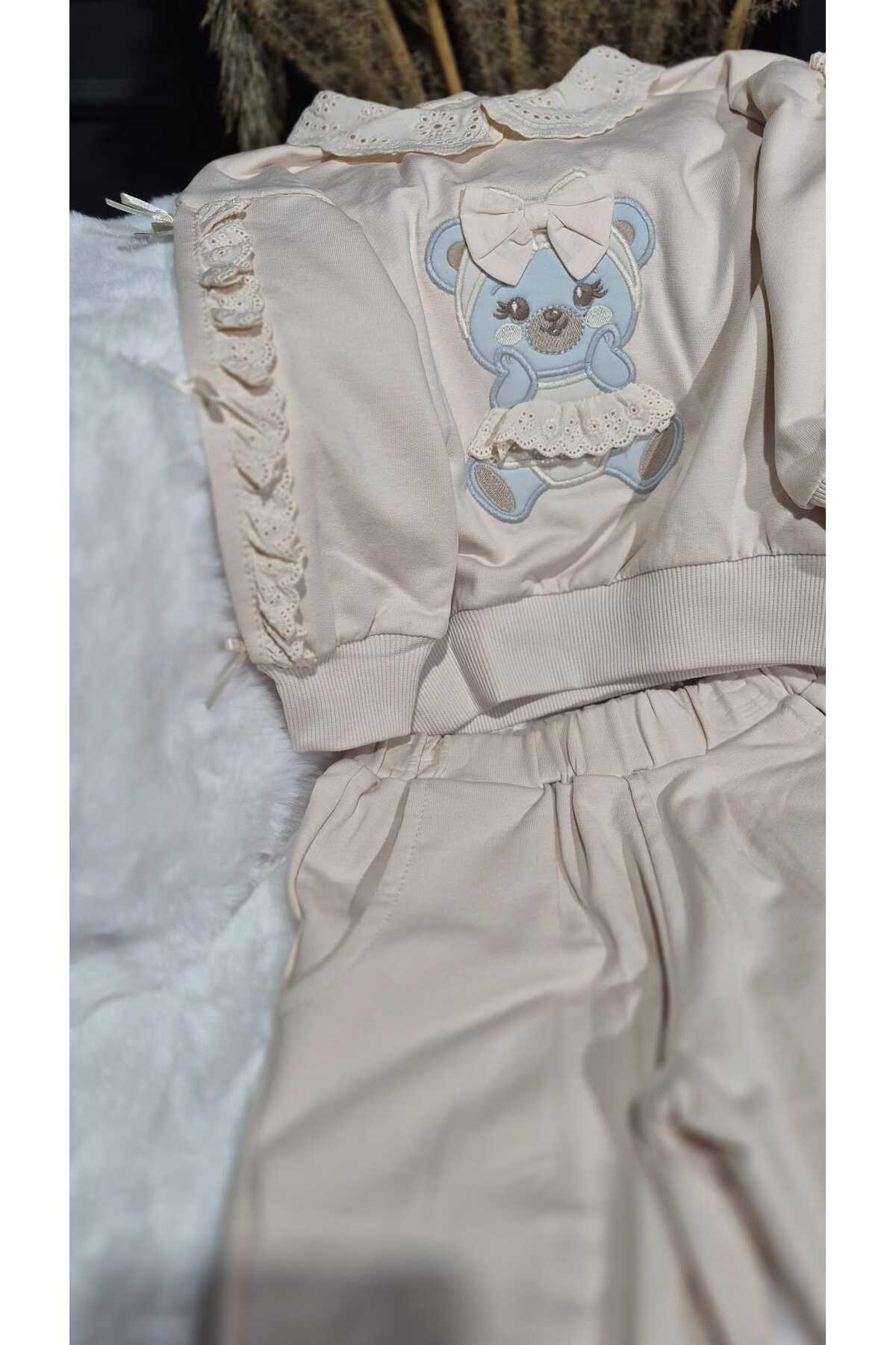 MODABABY HOME Ayıcıklı Pijema Takımı fotoğrafı 6 (önizleme)