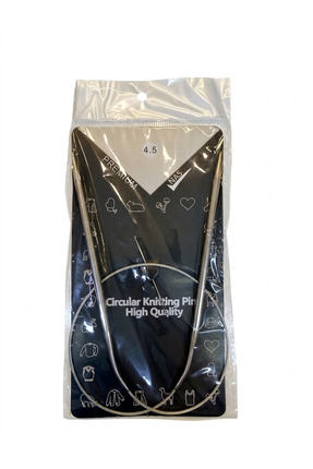 Nas Çelik Telli Misinalı Örgü Şişi 4.0 - 60cm (Örgü İğnesi Hediyeli)