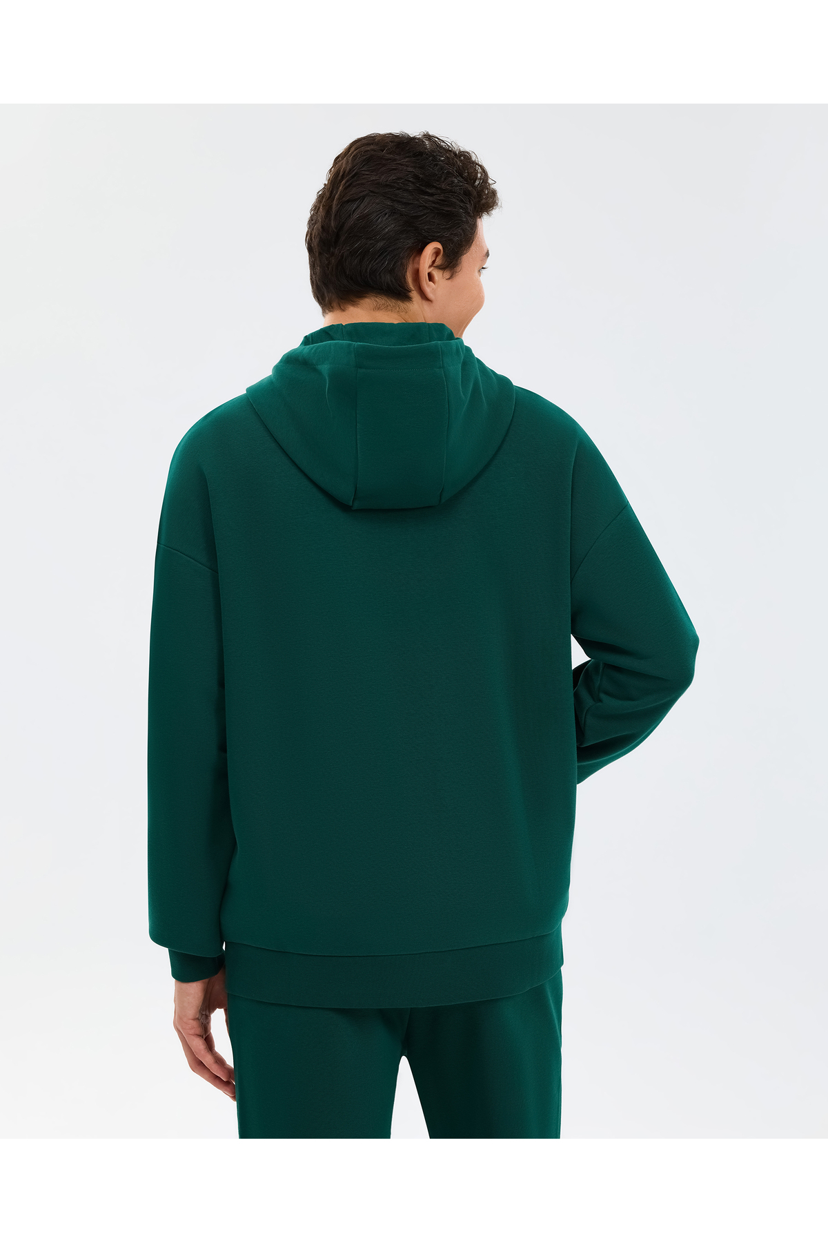 SKECHERS M Essential Full Zip Hoodie Sweatshirt Erkek Haki Sweatshirt S2610014-4222 görsel 4
