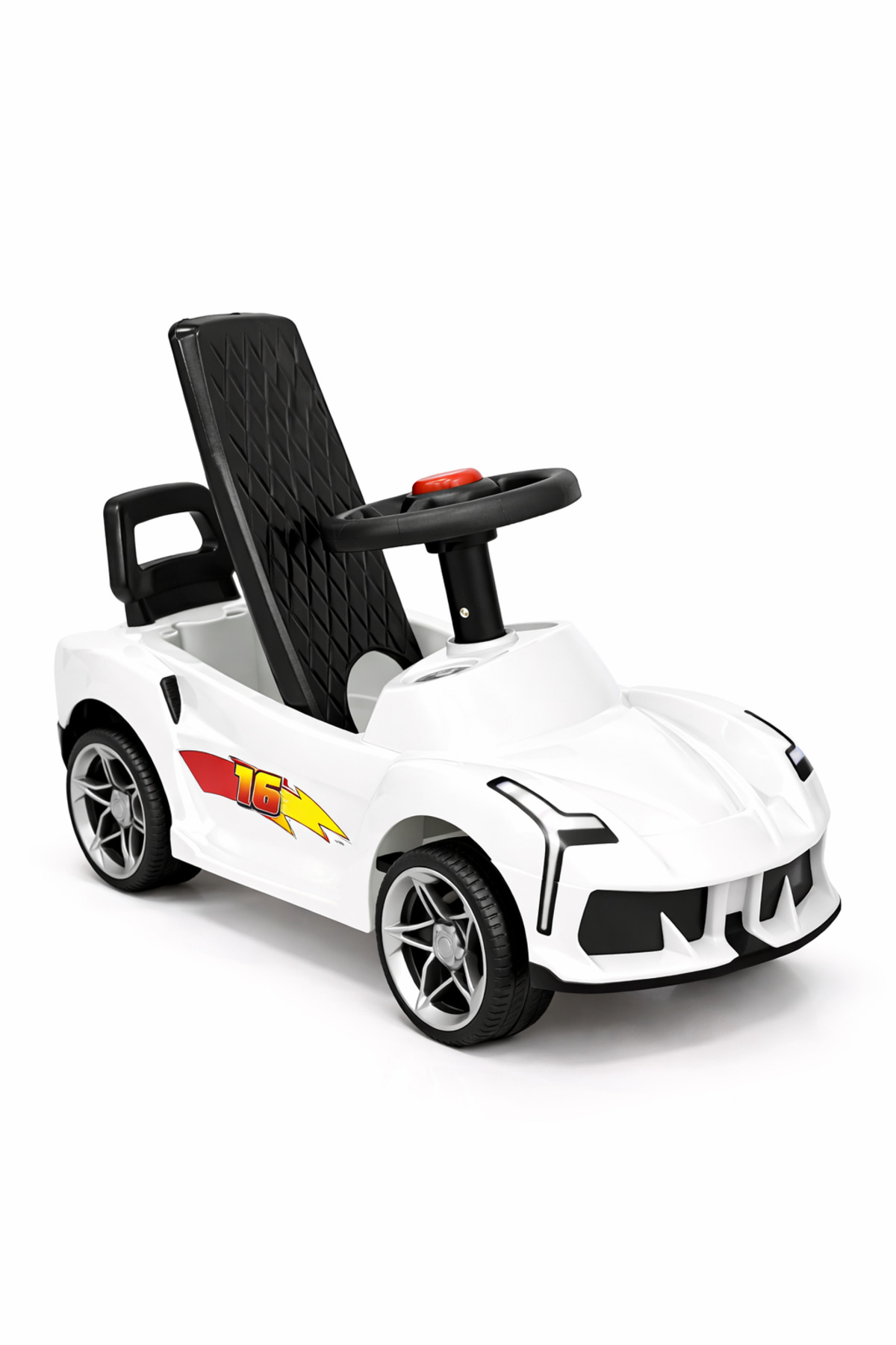 BebeMango Fasty Car Müzikli Bingit Araba – Işıklı, Sesli, Ergonomik Tasarım Çocuk Sürüş Arabası fotoğrafı 3 (önizleme)