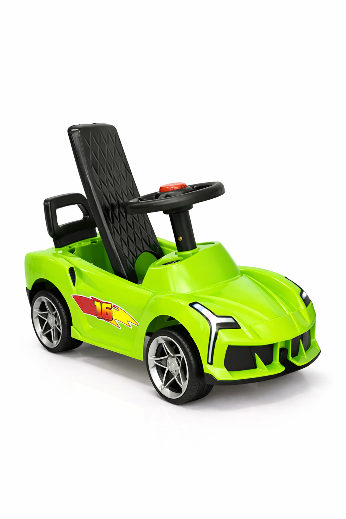 BebeMango Fasty Car Müzikli Bingit Araba – Işıklı, Sesli, Ergonomik Tasarım Çocuk Sürüş Arabası fotoğrafı 4 (önizleme)