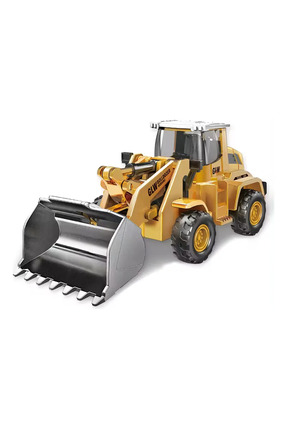 MJ TOYS Diecast Oyuncak Kepçe Metal İnşaat Araçları Hareketli Oyuncak Model K...