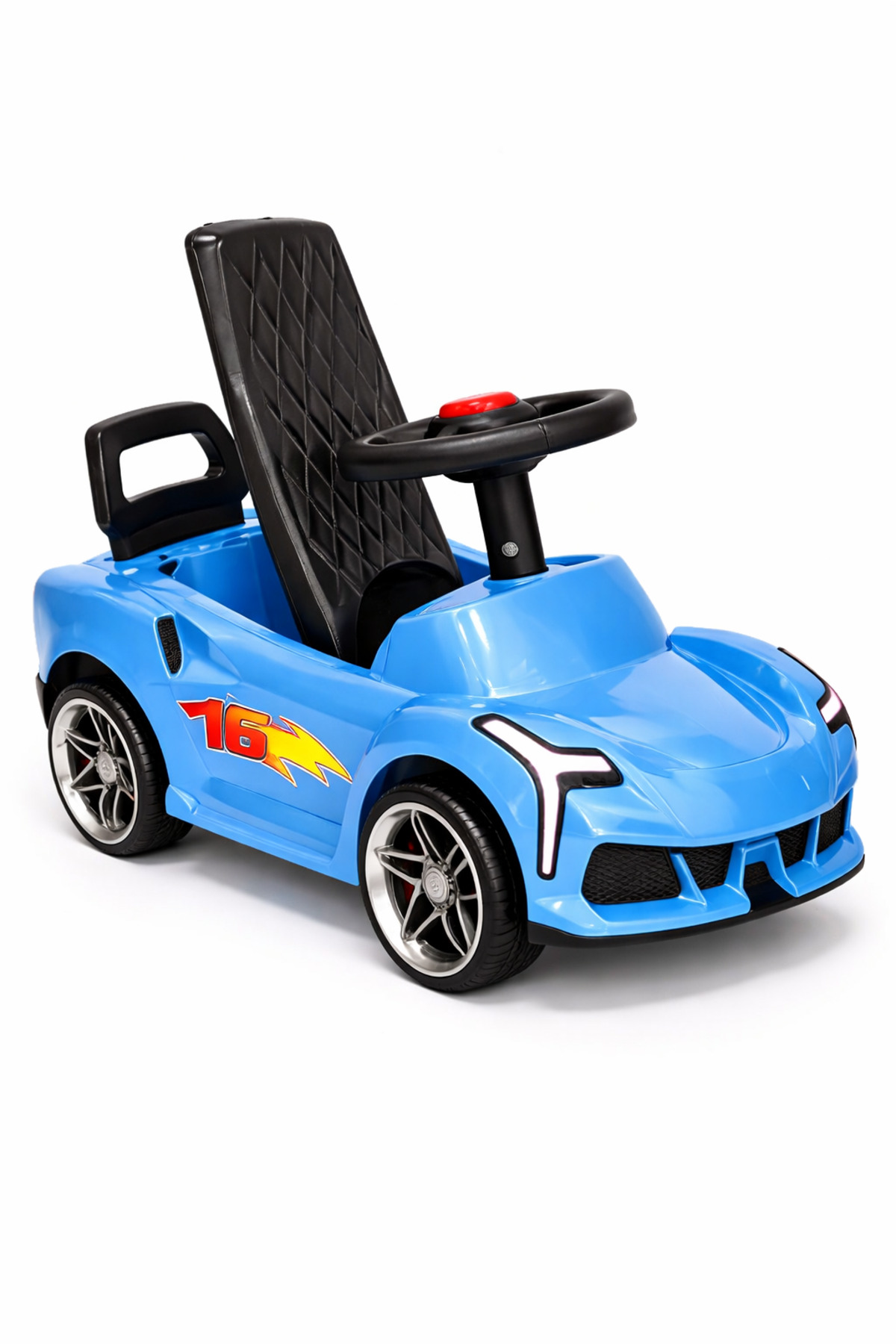 BebeMango Fasty Car Müzikli Bingit Araba – Işıklı, Sesli, Ergonomik Tasarım Çocuk Sürüş Arabası fotoğrafı 3 (önizleme)
