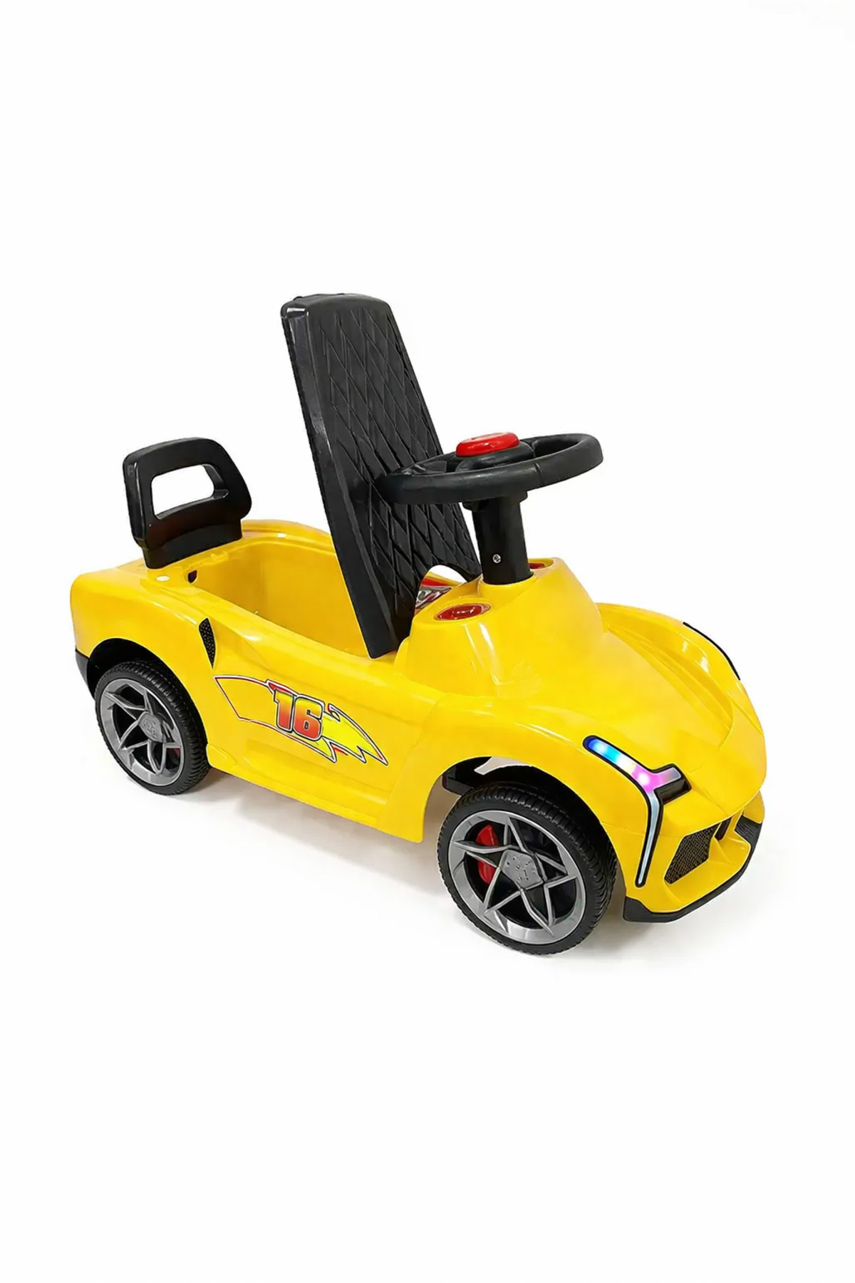 BebeMango Fasty Car Müzikli Bingit Araba – Işıklı, Sesli, Ergonomik Tasarım Çocuk Sürüş Arabası fotoğrafı 3 (önizleme)