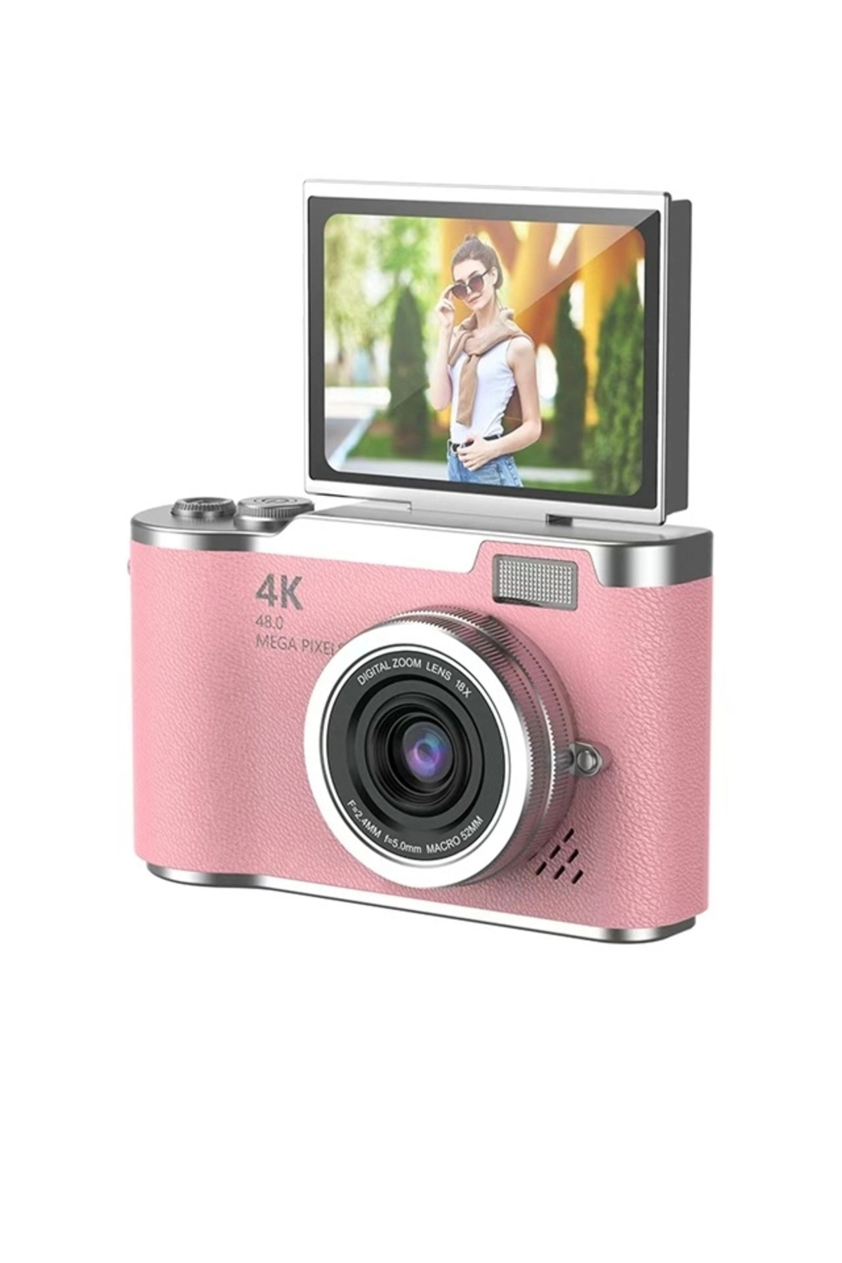 Vothoon 4K Dijital Retro Video Kamera 48MP 18X Zoom Flaşlı (32GB) Kart Dijital Vlog Fotoğraf Makinesi TÜRKÇE - Fiyatı, Yorumları