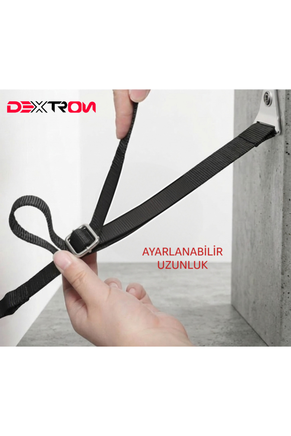 DEXTRON Deprem Çocuk Bebek Evcil Hayvan Güvenlik Kilidi Seti - Metal Uclu Mobilya Sabitleme Kayışı (4 adet) fotoğrafı 3 (önizleme)