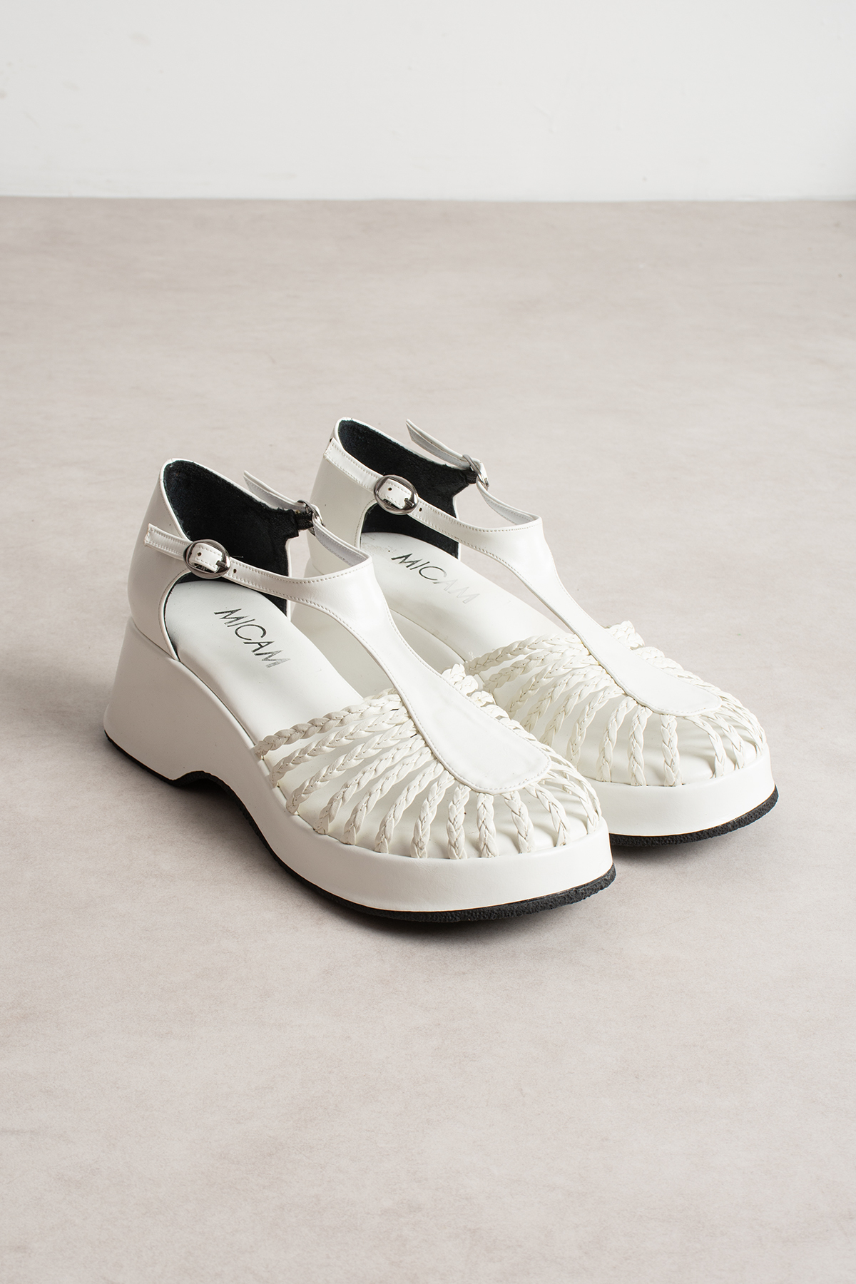 LEYDİ SHOES Kelly Örgü Sandalet görsel 3