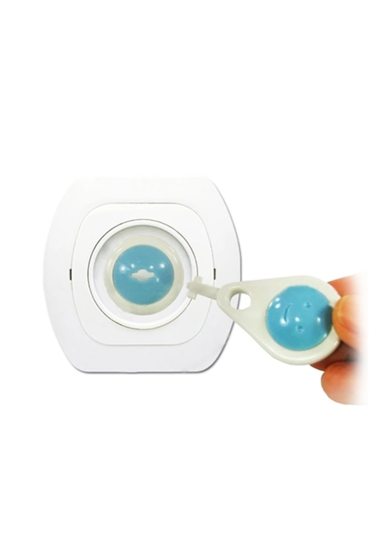 shopwave KRM Amerikan Prize Uygun Anahtarlı Çocuk Koruma Priz Kilidi 6 Adet KRM fotoğrafı 3 (önizleme)