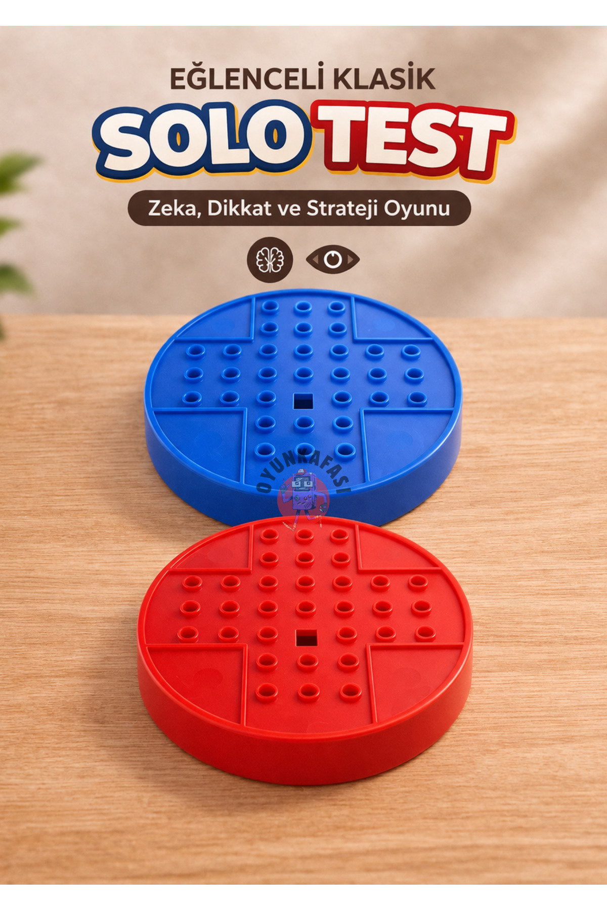 OYUNKAFASI 6 Adet Renkli Solo Test Zeka Oyunu | Akıl, Dikkat ve Strateji Oyuncağı fotoğrafı 4 (önizleme)