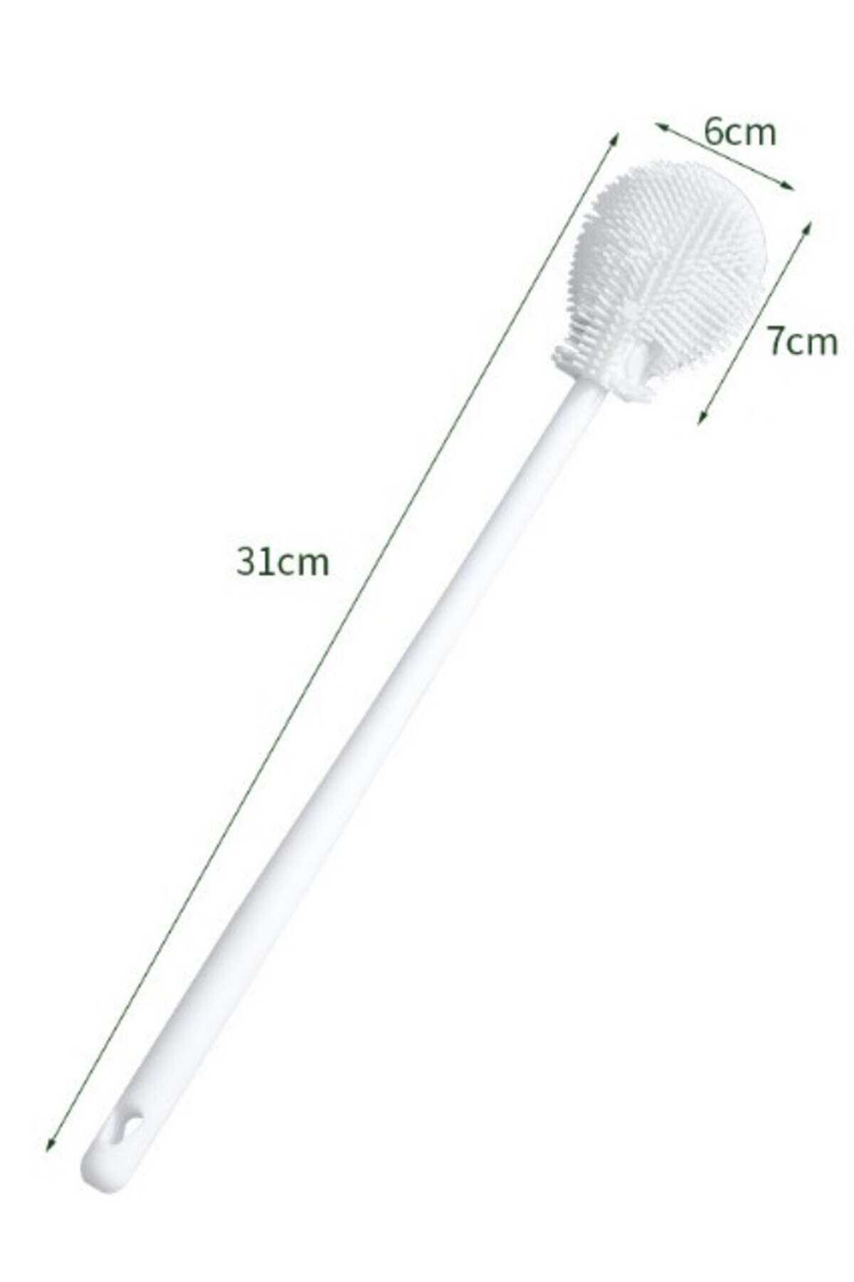 mikudesign Kavanoz ve Biberon Yıkama Fırçası Silikon fotoğrafı 5 (önizleme)