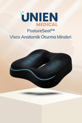 UNIEN Medical PostureSeat™ Visco Anatomik Oturma Minderi – Ortopedik Sandalye...