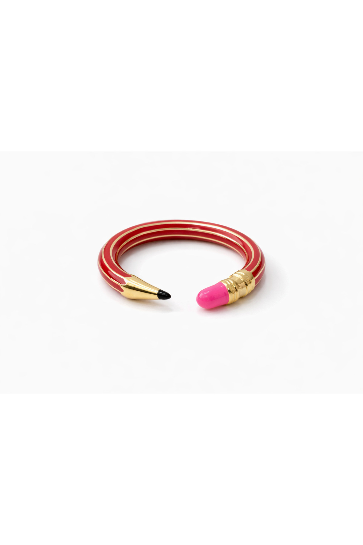 Nesly Pencil Chic Colorful Pencil Form Adjustable Ring