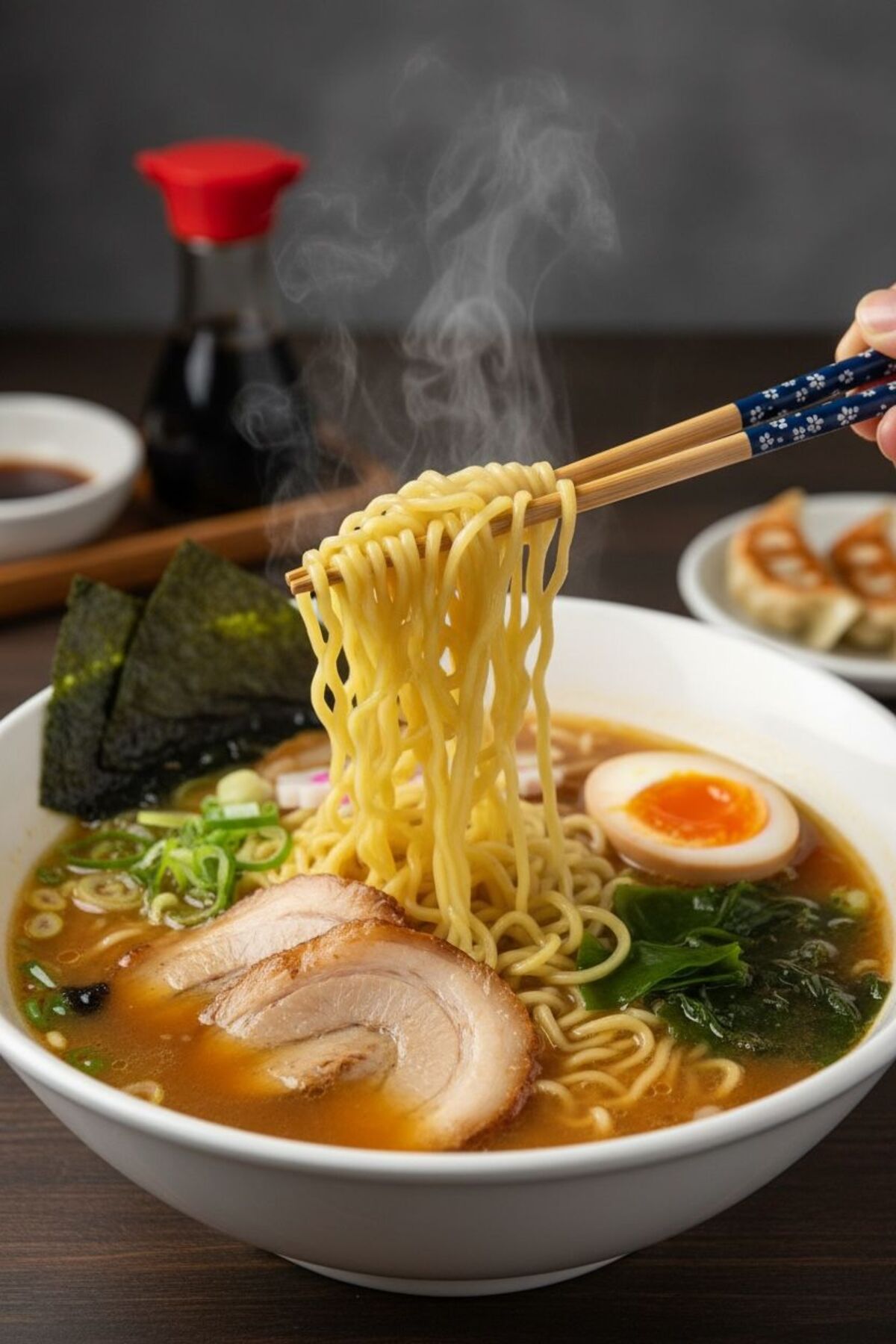 Renkli 10’lu Bambu Chopsticks | Dayanıklı ve Dekoratif Yemek Çubukları Seti