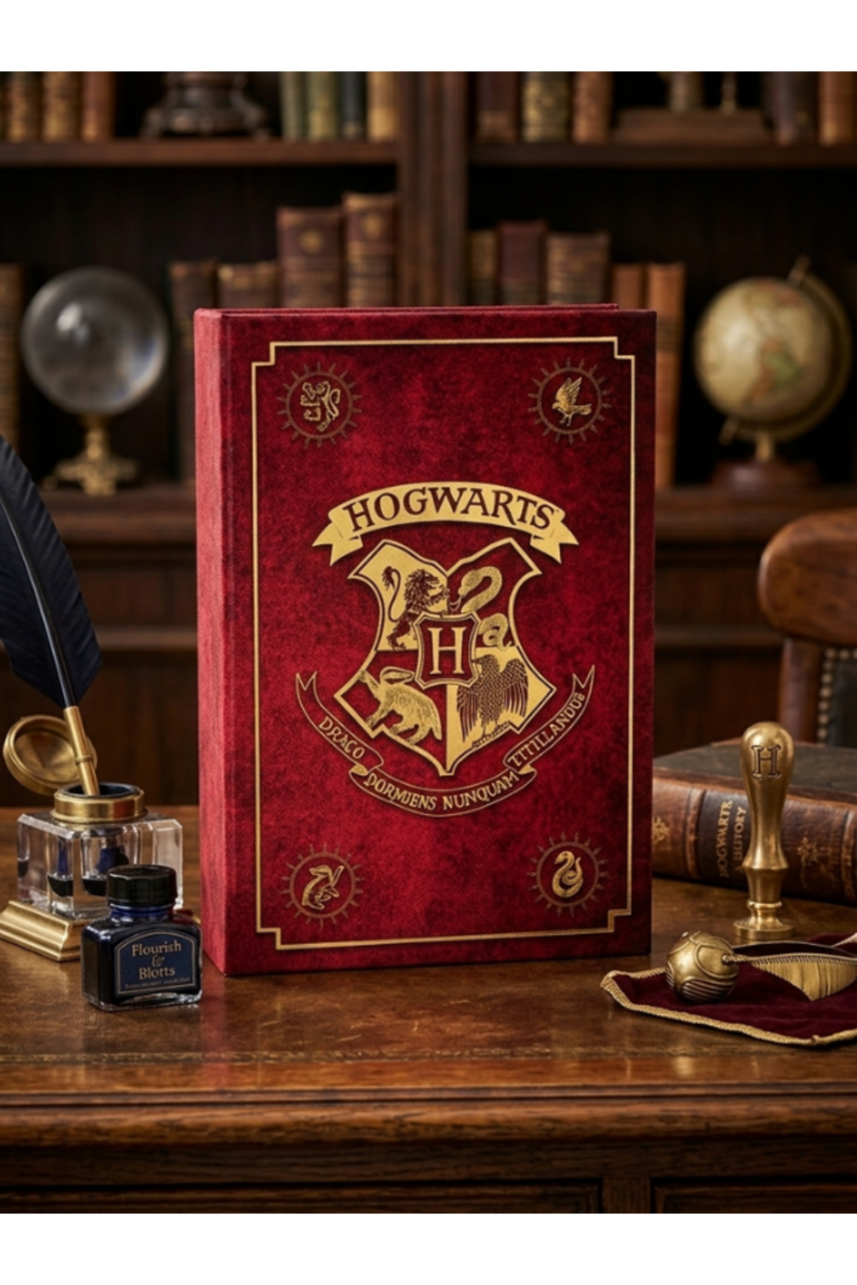 Harry Potter Licensed Book Look Decorative Box 24x16cm