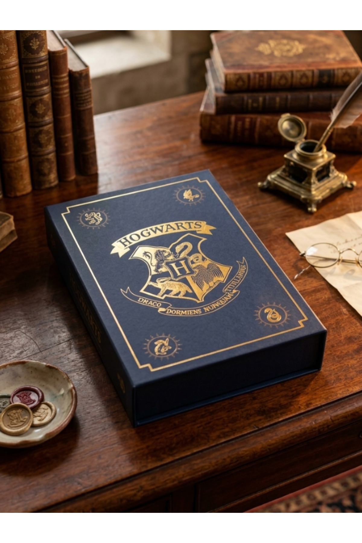 Harry Potter Licensed Book Look Decorative Box 24x16cm